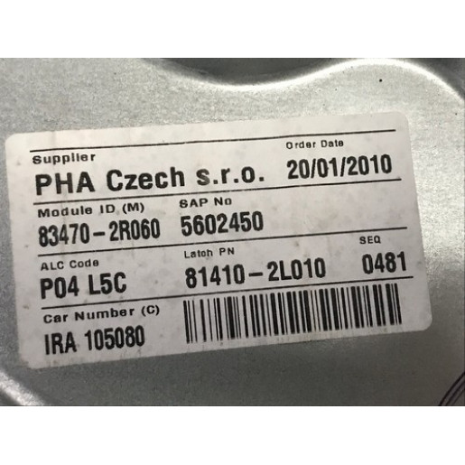 Стеклоподъемник заднии левый электрический Hyundai i30 HB 2007-2012 834702R060 